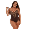V-Neck Laced Bodysuit